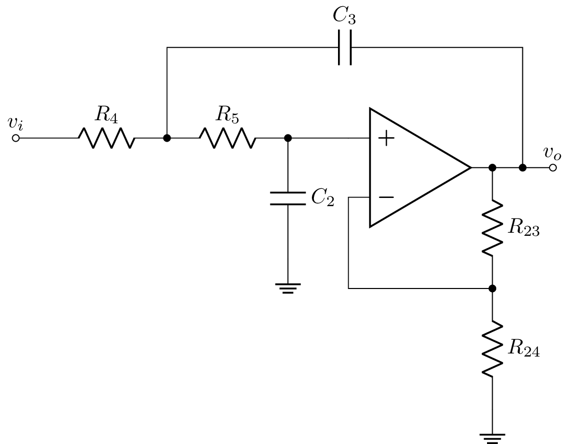 sallen_key_low_2_samevalues_with_gain